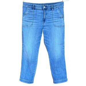 White House Black Market Light Blue Jeans Size 14